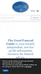 Mobile Screenshot of goodfuneralguide.co.uk
